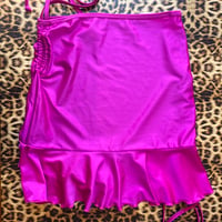 Image 1 of *:･Ruched Skirt ☆ Hot Pink ੈ✩‧₊˚