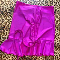 Image 3 of *:･Ruched Skirt ☆ Hot Pink ੈ✩‧₊˚