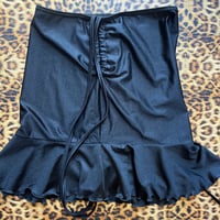 Image 2 of *:･Ruched Skirt ☆ Black ੈ✩‧₊˚