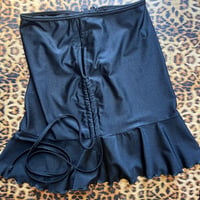 Image 3 of *:･Ruched Skirt ☆ Black ੈ✩‧₊˚
