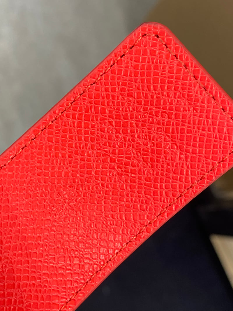 Pre-owned Louis Vuitton Initials Shape Belt Monogram 40mm Red, ModeSens