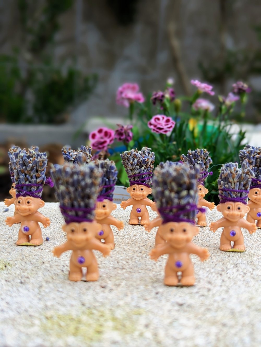 Made to order: Dried Lavender Bundle Mini Troll 1.5"