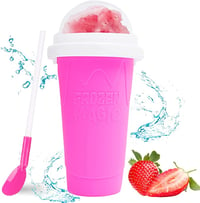 Magic Slushy Maker Squeeze Cup Slushie Maker, Homemade Milk Shake Maker Cooling Cup Squee DIY it for