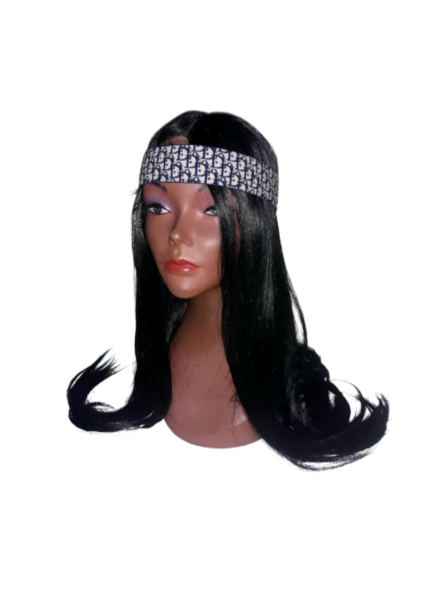 Black dior headband Clearance