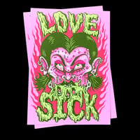 Love Sick Emetic Art Print 