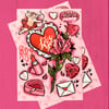 Love Hotel Valentine Emetic Art Print