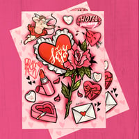 Image 1 of Love Hotel Valentine Emetic Art Print