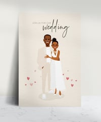 Image 2 of Simple and cute wedding invites