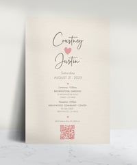 Image 3 of Simple and cute wedding invites