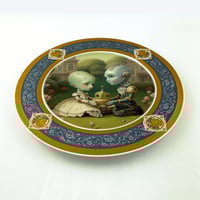 Image 2 of Robot Couple 3 - Fine China Plate - #0773