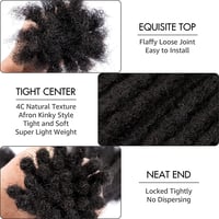 Image 3 of 100% HUMAN HAIR LOC EXTENSIONS