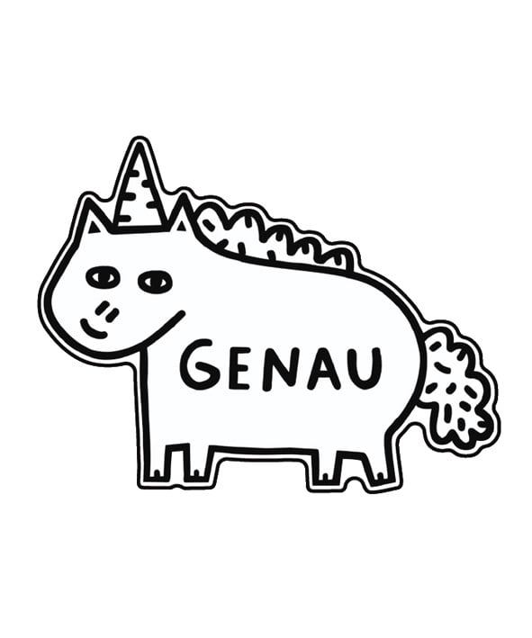 Image of Genau Unicorn Fridge Magnet 