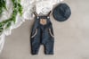 Valentin romper OR hat / two sizes
