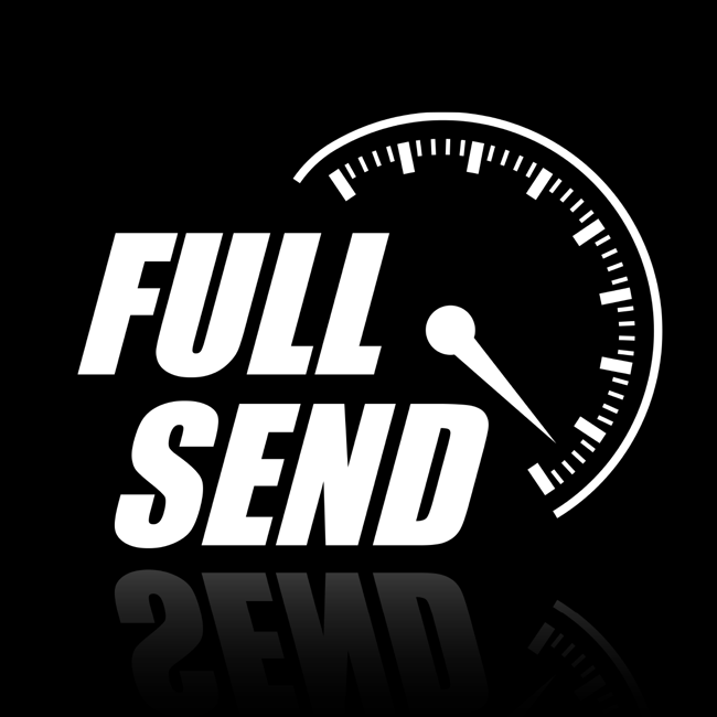 'Full Send' Sticker