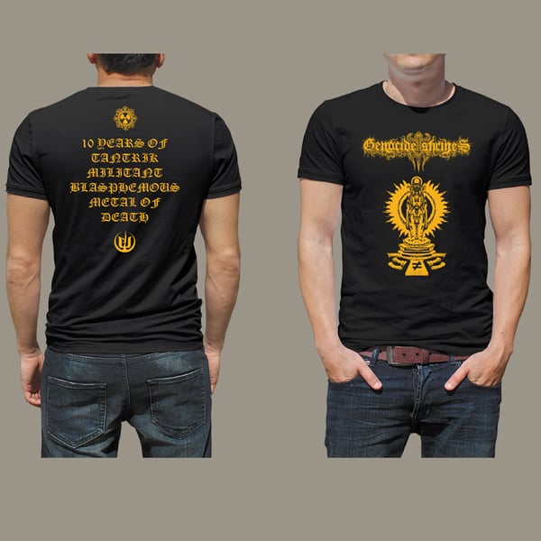 Image of Genocide Shrines : Devanation Monumentemples Version 2 artwork (Pre-order only/Euro Sizes)