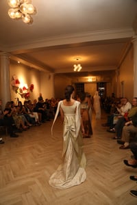Image 3 of Jade Silk Renaissance Fairy Gown