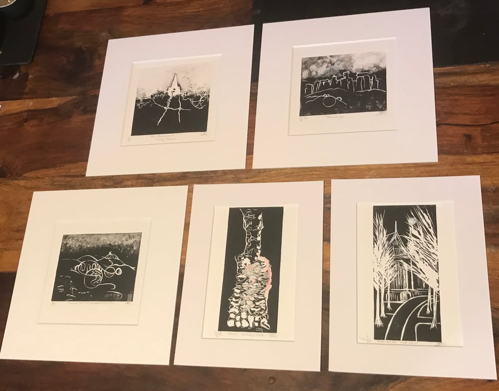 Image of Small limited edition lino prints 