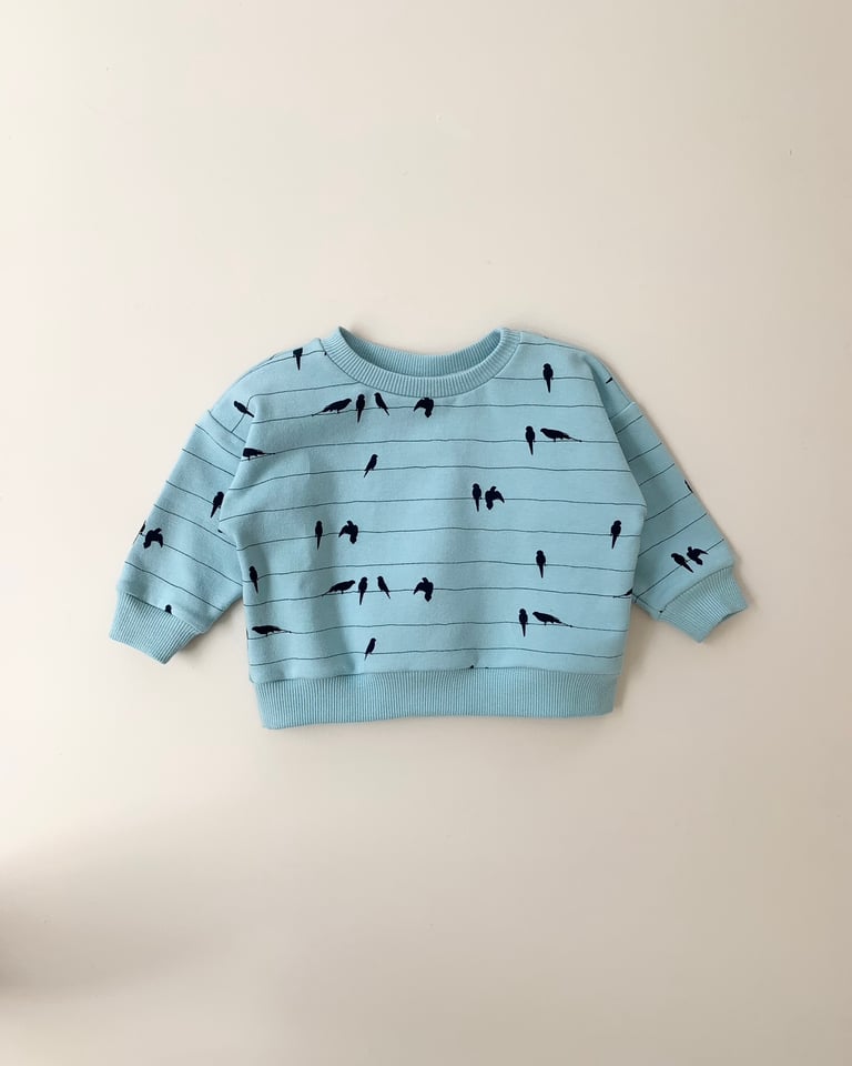 SWEAT CAMILLE oiseaux Image 2