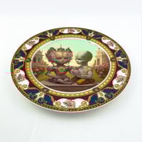 Image 2 of Robot Couple 4 - Fine China Plate - #0777