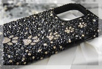 Image 3 of Black Lavish Deluxe With Gold Paw Prints Fully Covered Case