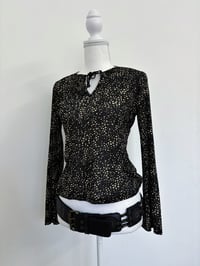 Image 1 of 00s Brown mesh shirt // M