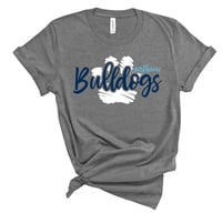 Image 1 of Northview Bulldogs Scribble Paw Tee