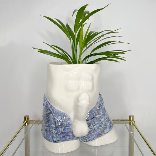 Image of Cutoff Boner Planters with 22Kt Gold