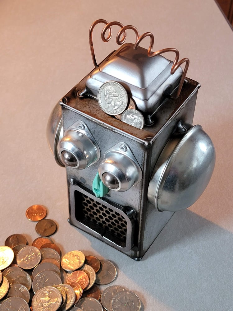 Image of  Robot Bank Silver Penny