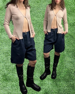 RBF Vintage - Navy Wool Shorts 