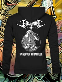 Image 2 of HANGOVER FROM HELL Hoodie Black