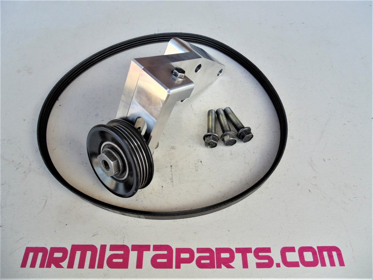 PREORDER Power Steering Delete Pulley Kit, 9005 Miata MrMiataParts