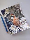 “American Kestrel” - art on sketchbook 