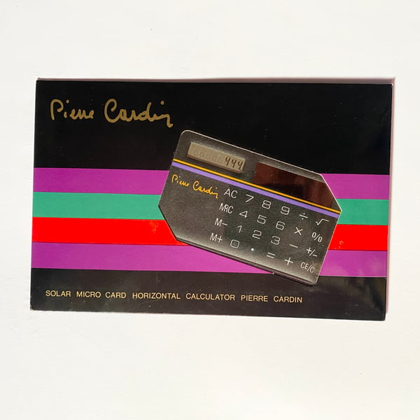 Image of Vintage Pierre Cardin Calculator