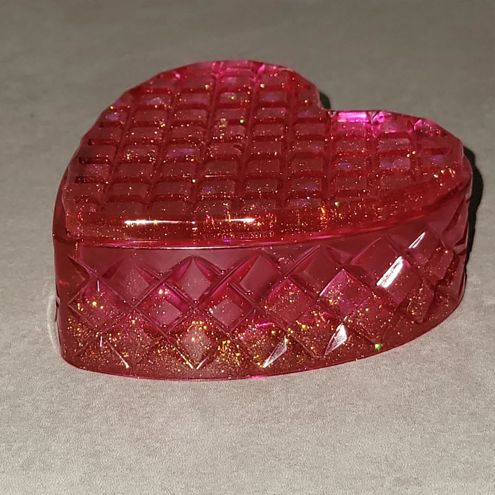 Image of Neon Red Heart Box