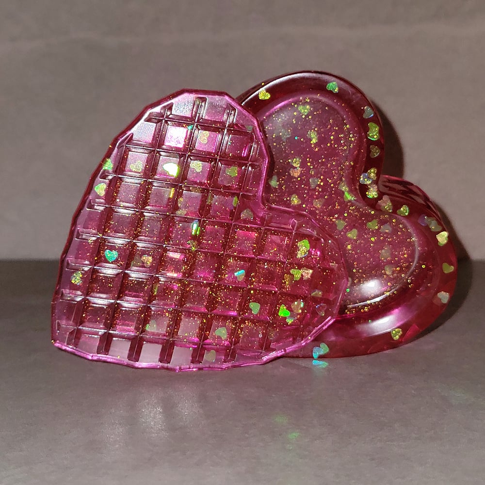 Image of Neon Red Heart Box