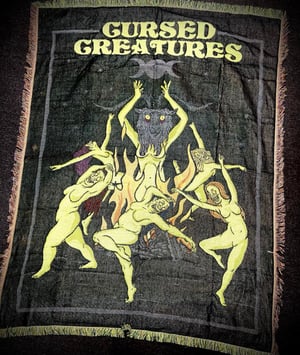 Image of Night of the Bruja Tapestry Blanket