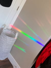 Image 4 of Strawberry Patch, Suncatcher Sticker- Rainbow Maker