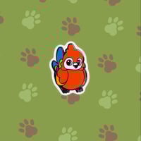 Cute Anemal Parrot Pin