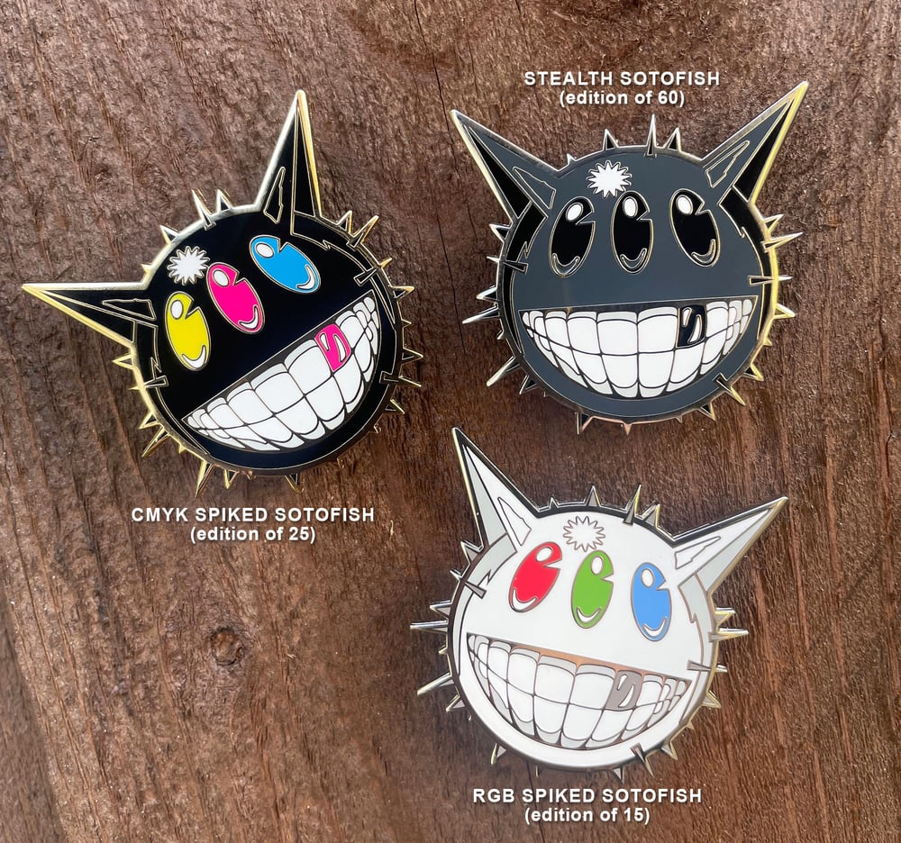 Image of Series 5 “Spiked Sotofish” Pins