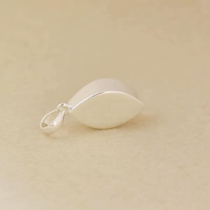 Image of FOXEYE antique ceramic x glass eye ball silver necklace