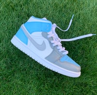 Sky Blue Air Jordan 1 Mid custom