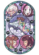 Vitraux - Chihiro & Kiki
