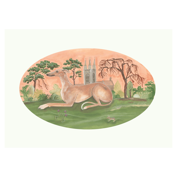 Image of Cedric - A3 Giclee print with oval mount