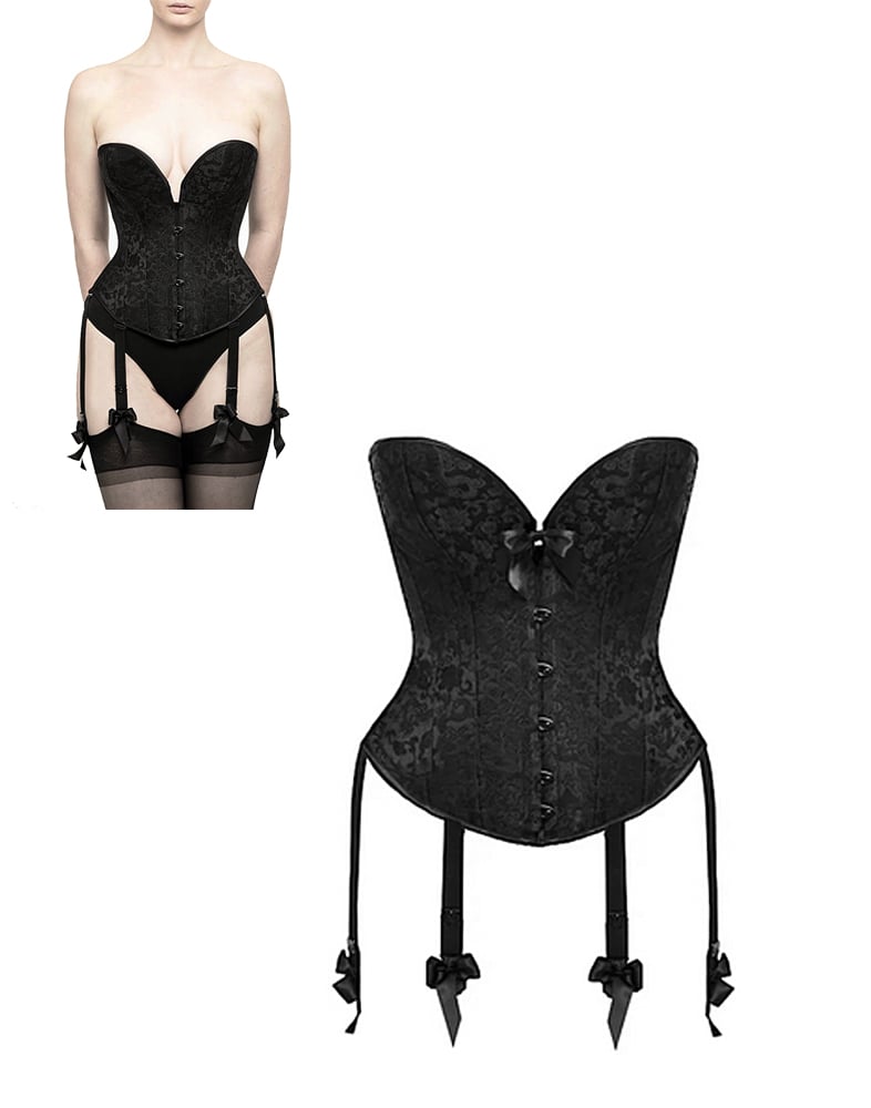 Image of IN STOCK - CELESTE BROCADE CORSET