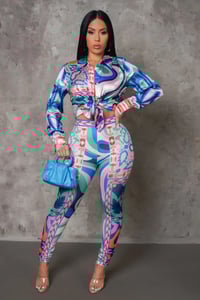 Image 1 of Seeking Attention Two Piece Pant Set