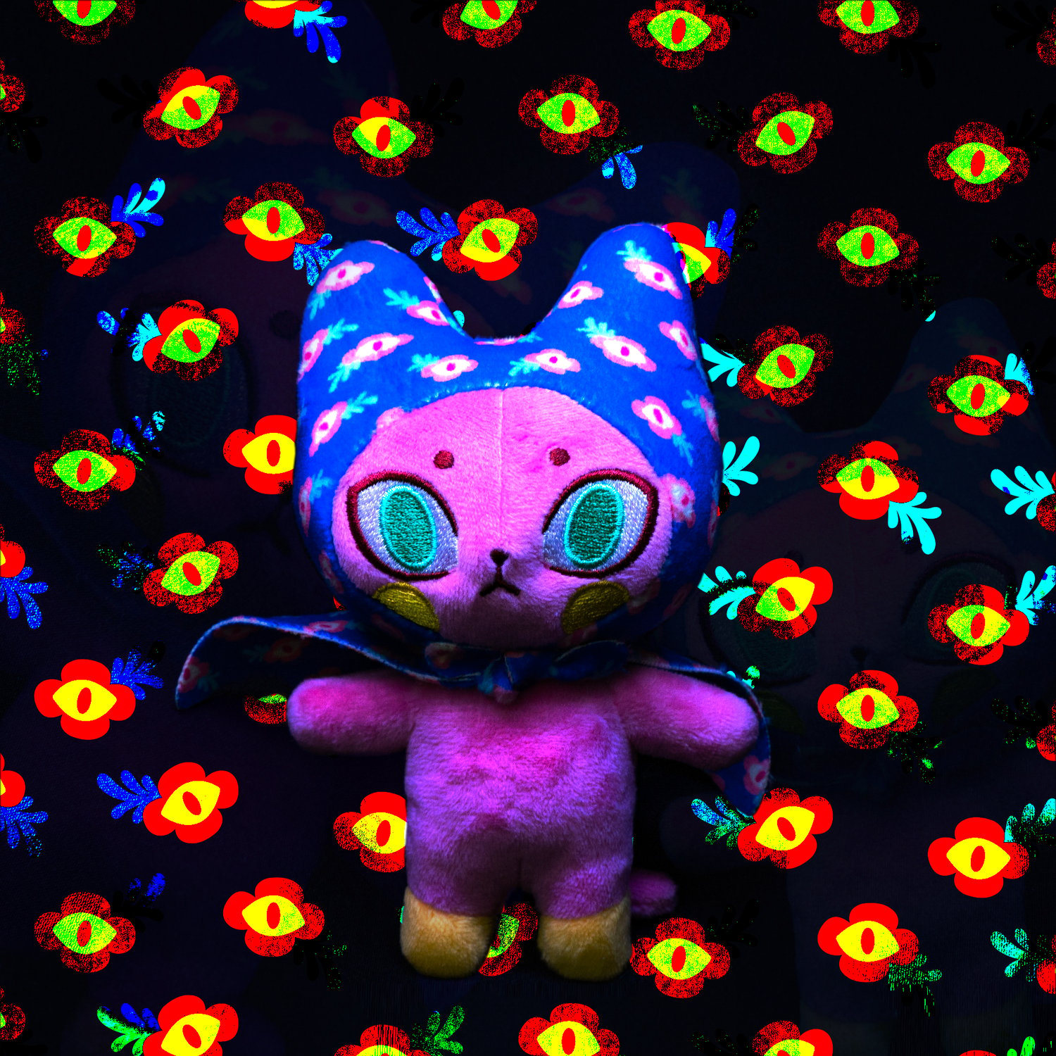 Image of SUPER BADMEAW PLUSH (FLOWER EDITION)