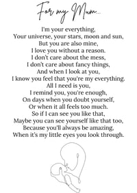 For my Mum poem