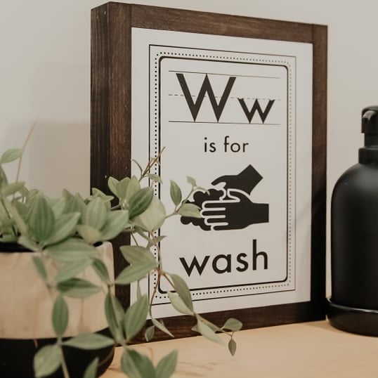 Image of W is For Wash