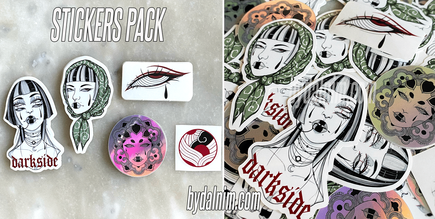 Image of STICKERS PACK (lot de 5)