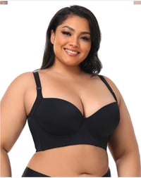 Image 4 of Black Back Fat Bra 